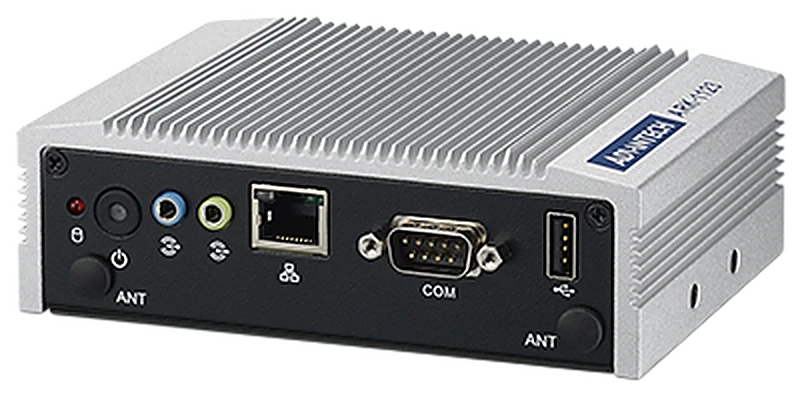 Máy tính công nghiệp không quạt Advantech ARK-1123C nhìn chếch từ bên trái