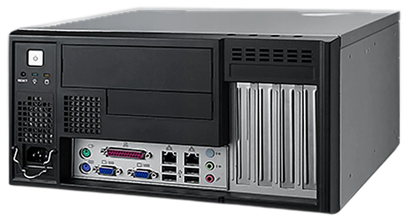Máy tính công nghiệp Advantech IPC-5120 nhìn chếch từ bên trái