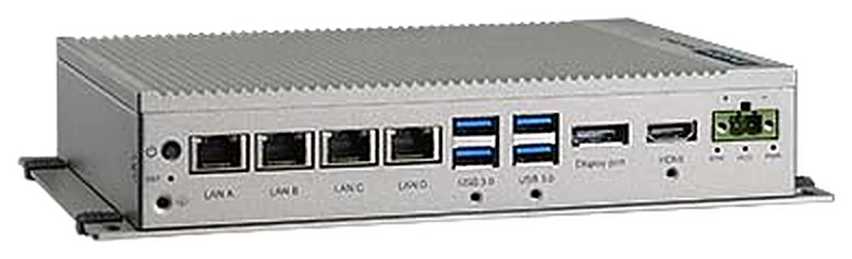 Máy tính công nghiệp không quạt Advantech UNO-2484G nhìn chếch từ bên trái