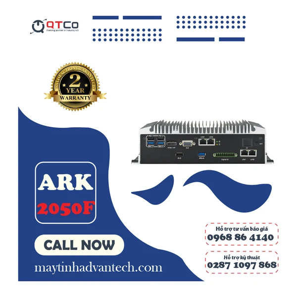 Máy tính công nghiệp không quạt ARK-2150F